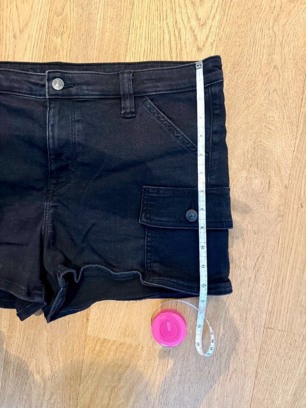 AE Next Level High-Waisted Denim Short - size 16 - Picture 9 of 12